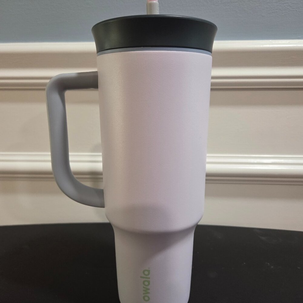 Owala 40oz Tumbler Stainless Steel Travel Tumbler BPA Free, Foggy Tide